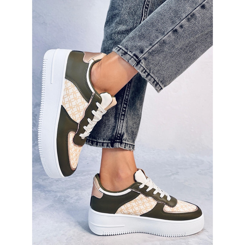 Calçado esportivo feminino Glovi Green verde 2