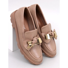 Mocassim de ursinho dourado Honey Khaki bege 1