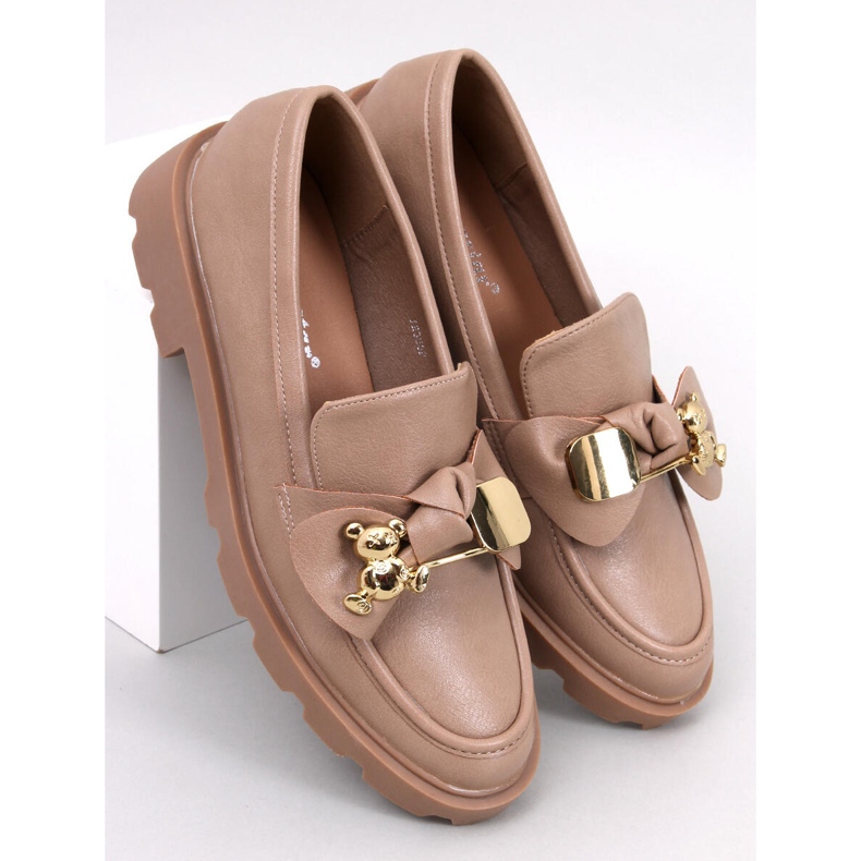 Mocassim de ursinho dourado Honey Khaki bege 1
