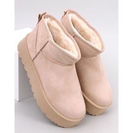 Botas de neve com plataforma Solnis Bege 1
