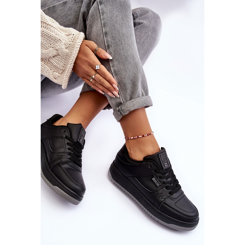 Calçados esportivos femininos tênis Big Star MM274353 Czane preto 1