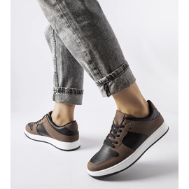 Inna Tênis Jacqueline marrom e preto 1