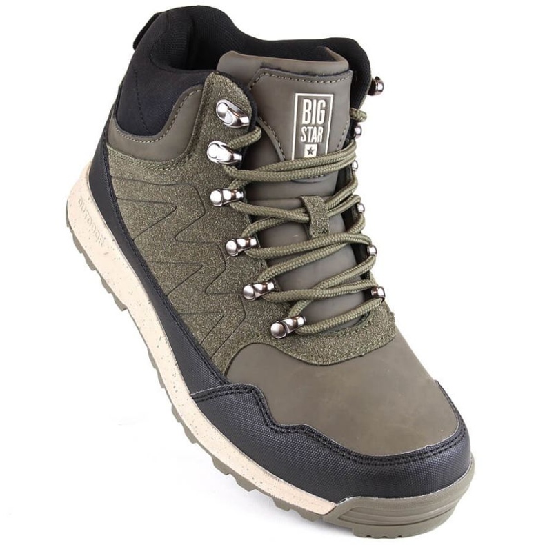 Botins altos com isolamento Big Star W INT1936, verdes 1 Botins altos com isolamento Big Star W INT1936, verdes 1