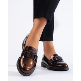 Sapatos marrons lacados por W. Potocki marrom 1