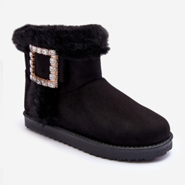 Botas de neve isoladas com fivela, Black Dulca preto 1
