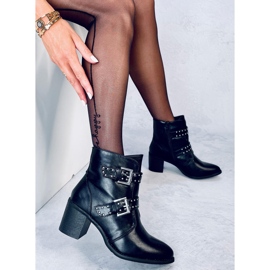 Botas de salto alto com tachas Ferox Black preto 1 Botas de salto alto com tachas Ferox Black preto 1