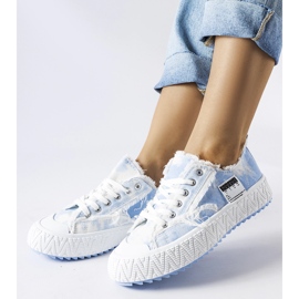 Inna Tênis rosa com abrasões da Safiy 1