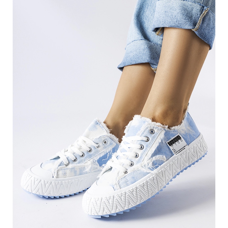 Inna Tênis rosa com abrasões da Safiy 1