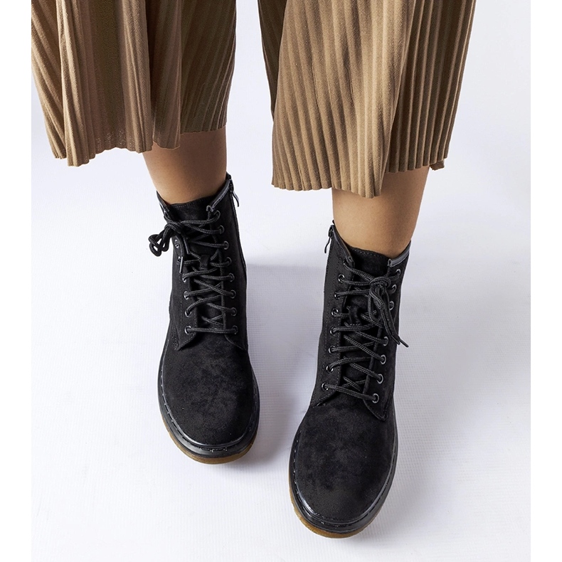 Trabalhadores negros de camurça ecológica de Alfred preto 1