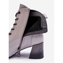 Vinceza Botins envernizados Cinza Basciano 1