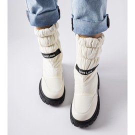 Botas de neve LoveXsnow bege 1