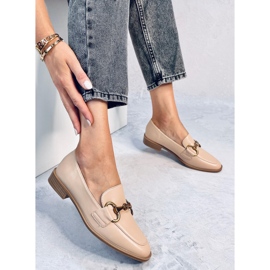 Mocassins Jonna Khaki para mulher bege 1