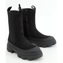 Botas Chelsea de cano alto Telma Black preto 1