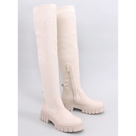 Botas com parte superior flexível Rozier Beige bege 1