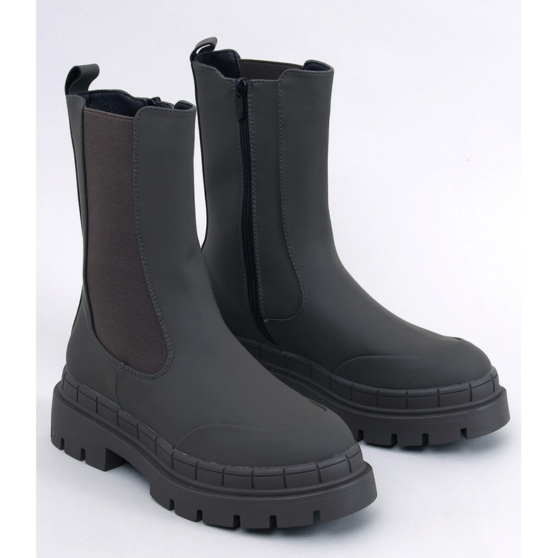 Botas altas Chelsea Faime Kaki verde 1