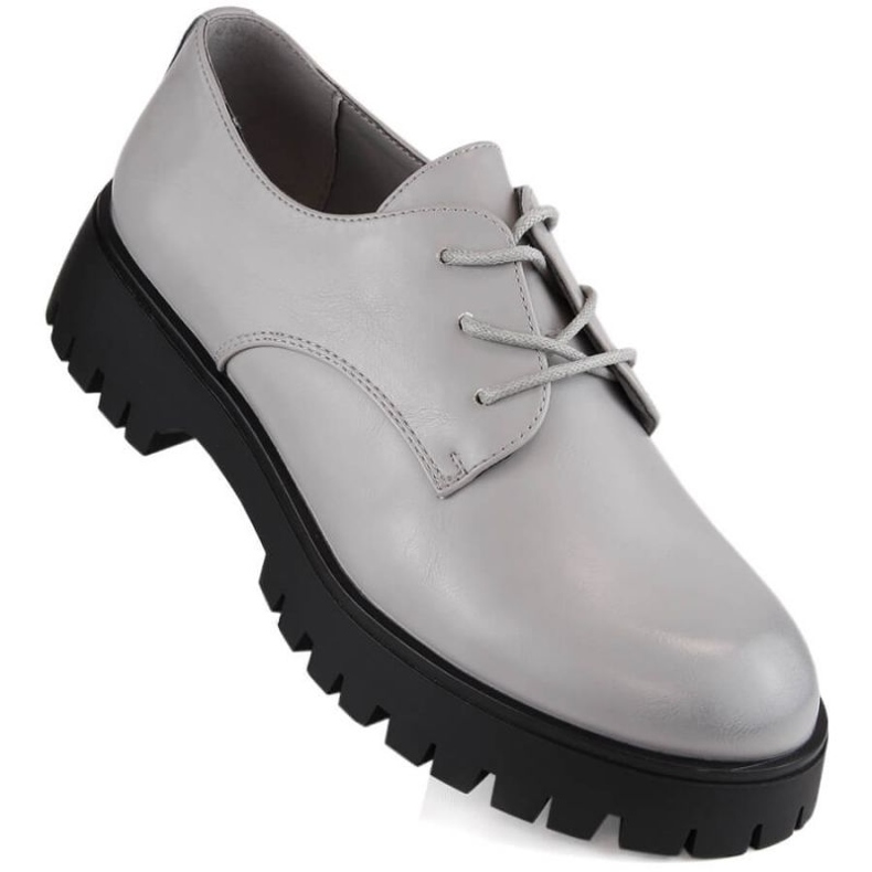 Sapatos oxford Sergio Leone W SK424B, cinza 1