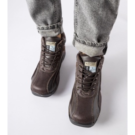 Sapatos Curzio com isolamento castanho para rapaz marrom 1