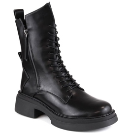 Botas D&amp;A S.Barski Premium Collection W OLI227, pretas preto 1