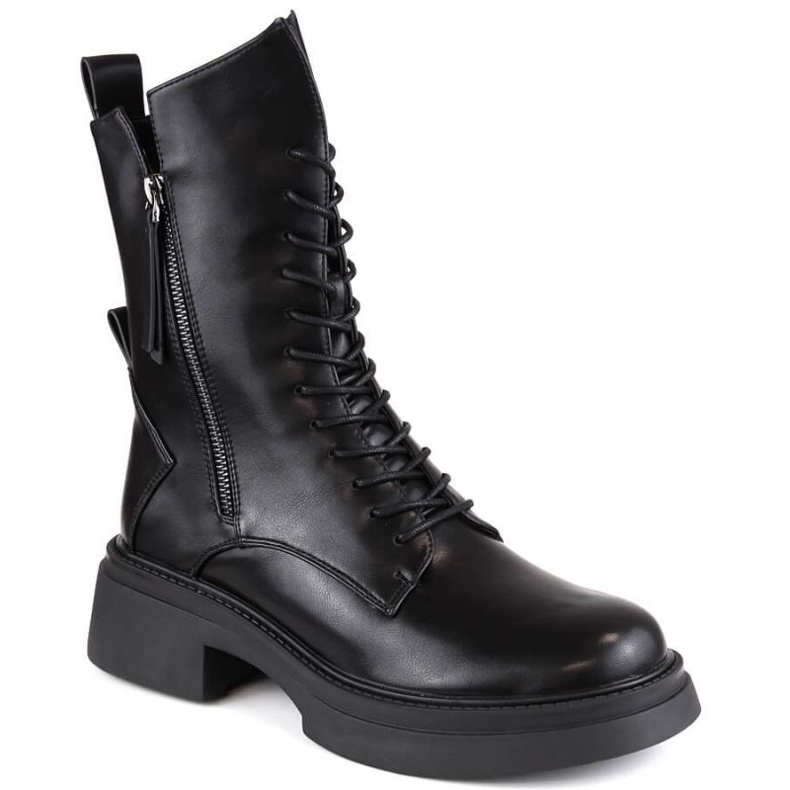Botas D&amp;A S.Barski Premium Collection W OLI227, pretas preto 1
