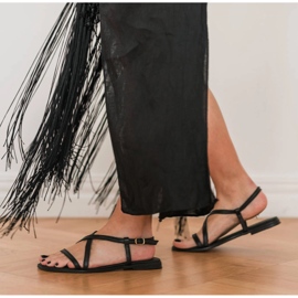 Marco Shoes Sandálias com tiras preto 2