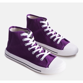 Tênis masculino de cano alto roxo Maximo tolet 1