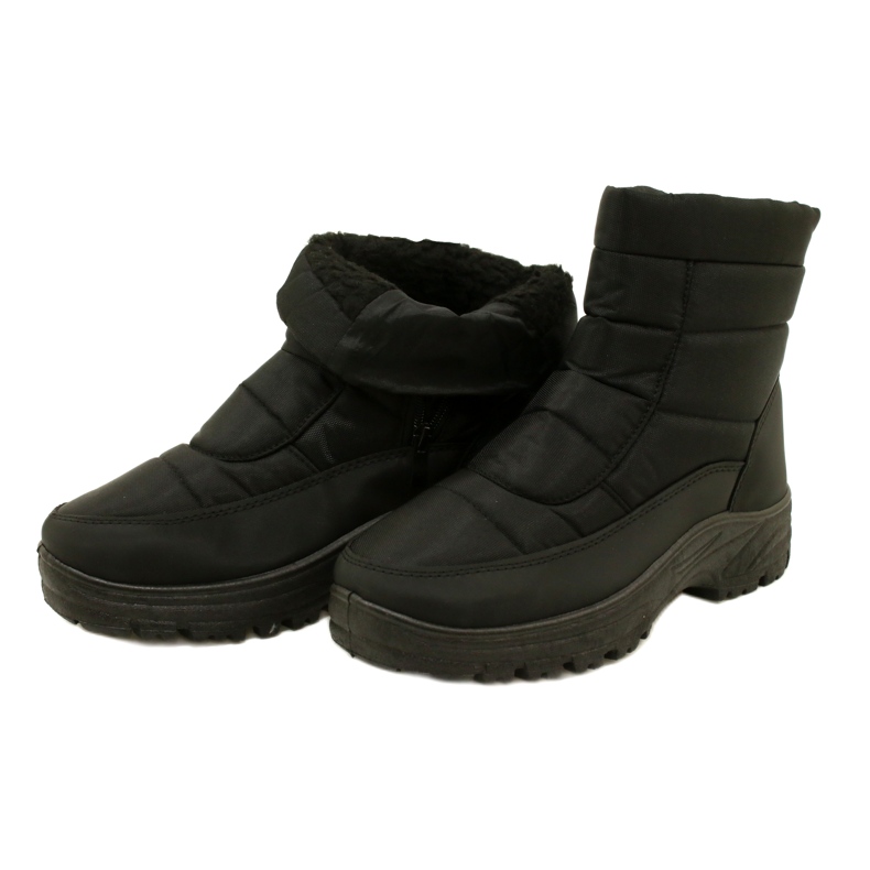 News Botas de neve isoladas masculinas no slider de notícias 23mn26-4997 preto 5