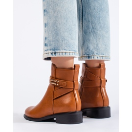 Botas femininas clássicas com isolamento marrom da Shelovet 1