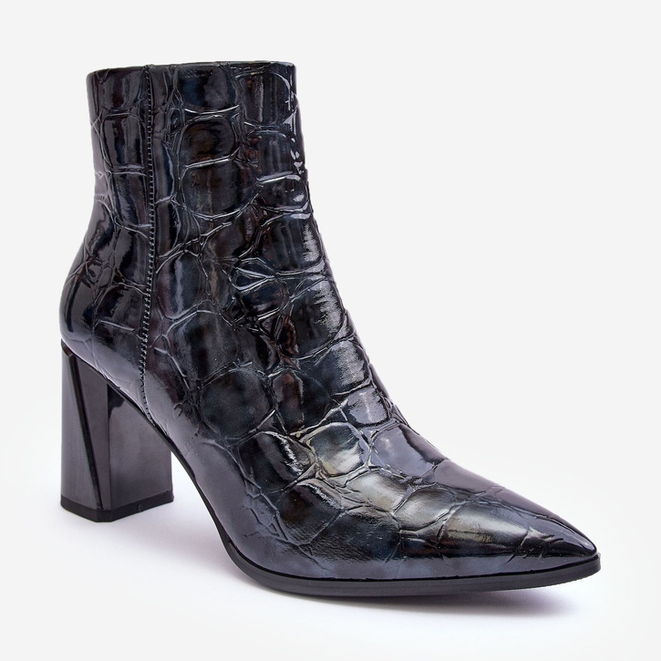 Botins envernizados S.Barski MR870-58 Azul marinho 1