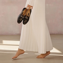 Marco Shoes Mocassins de couro com franjas preto 1