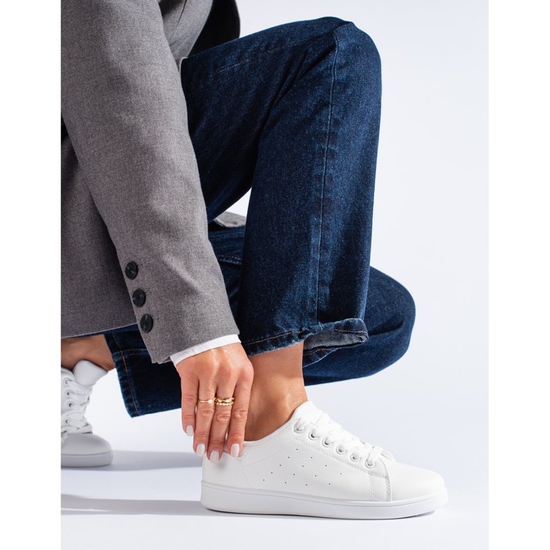 Tênis esportivo feminino Shelovet branco 1