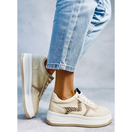 Tênis com plataforma Boyd Beige bege 2