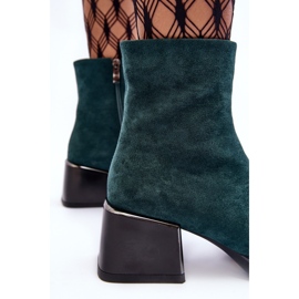 Botins de camurça em bloco maciço S.Barski MR870-70 Verde 1