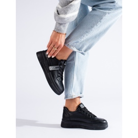 Tênis plataforma Shelovet preto 2