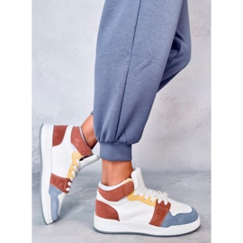 Tênis cano alto Clowsi Blue branco 2