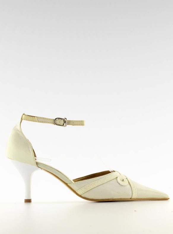 8650-3 bombas de casamento ecure marrom 1