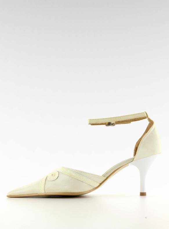 8650-3 bombas de casamento ecure marrom 2