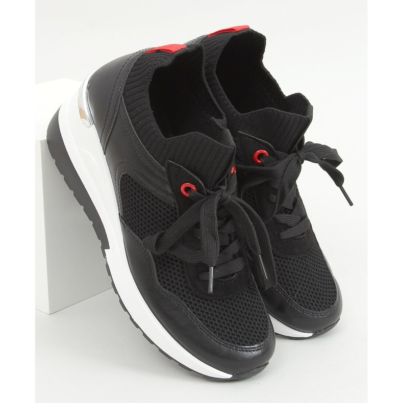 Fenix sapatilhas pretas de cunha preto 1 Fenix sapatilhas pretas de cunha preto 1