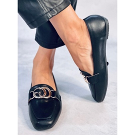 Mocassins femininos Elisa Black preto 1