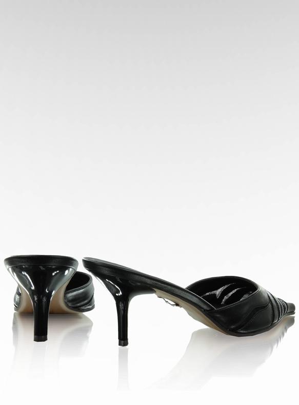 Chinelos elegantes 5129-53 Noir preto 2