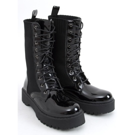 Trabalhadores com meia superior Soks Black preto 1