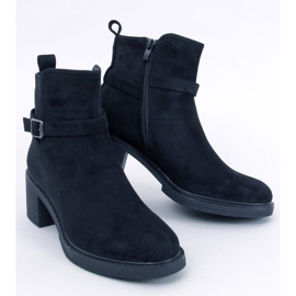 Bota de salto largo Aretha Black preto 1