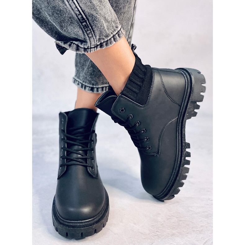 Botas caçadoras de mulher Atomic Black preto 1