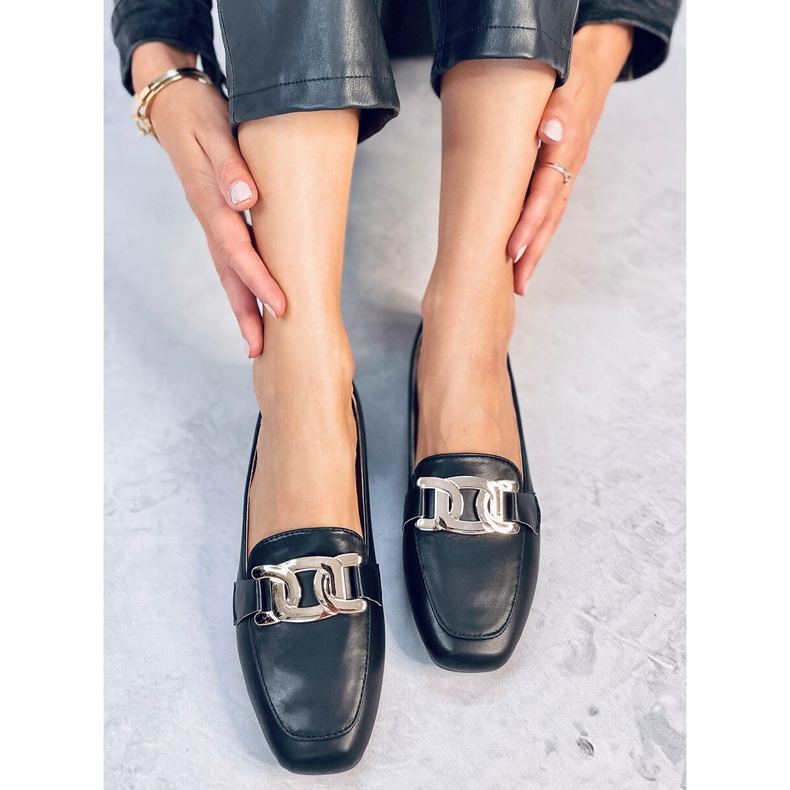 Mocassins femininos Paola Black preto 2