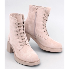 Botins com cadarço bege Mayfield 1