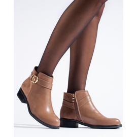 Botas de mulher Shelovet bege 1
