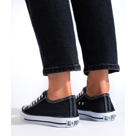 Tênis femininos clássicos pretos da Shelovet 1