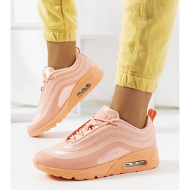 Tênis esportivos laranja V0270-1 1