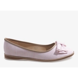 Bailarinas rosa com arco SK40 1