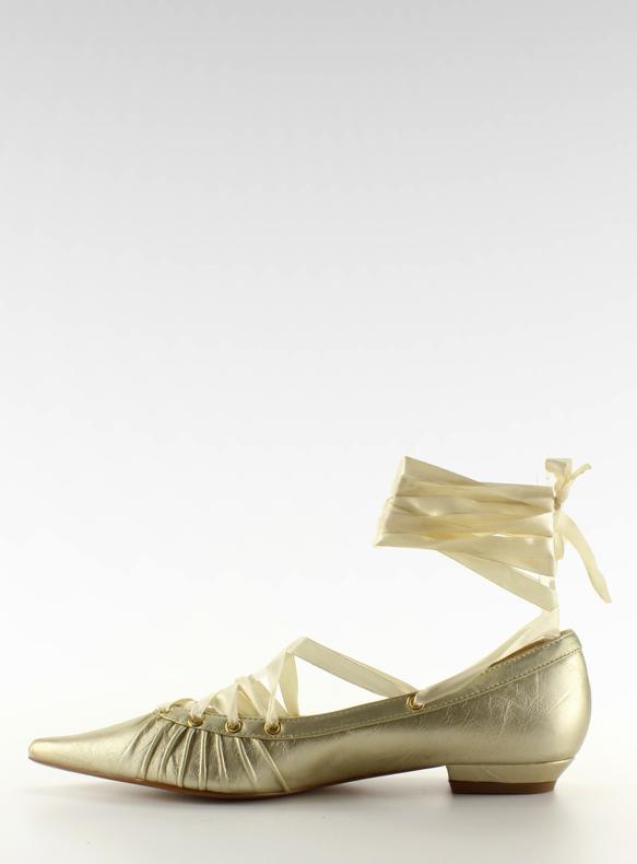 Bailarinas com fita ao redor do tornozelo 391029-2 camelo cinza 1