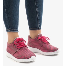 Tênis esportivos rosa A5126 1